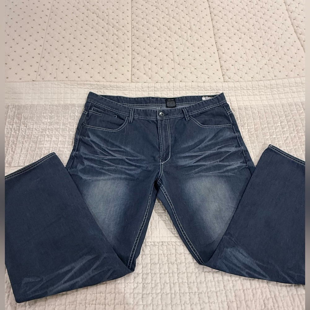 ***SOLD***Buffalo David Bitton Blue Straight Fit Jeans